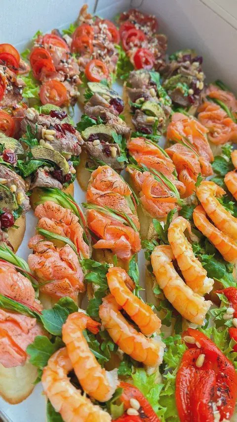 Брускетты "Огонь" 5 вкусов 30 шт